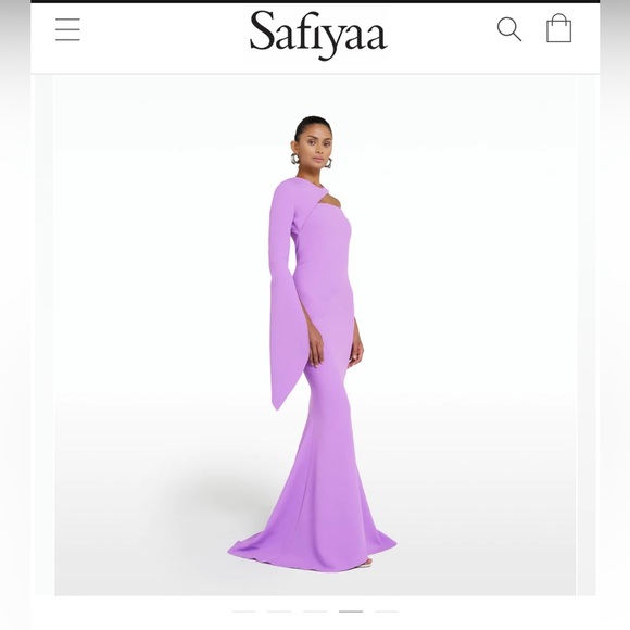 Safiyaa Raha Lupine Long Dress - Picture 4 of 10
